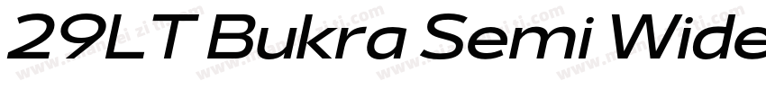 29LT Bukra Semi Wide字体转换
